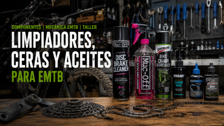 Limpiadores, ceras y aceites para eMTB: qué productos probaría antes de vender humo