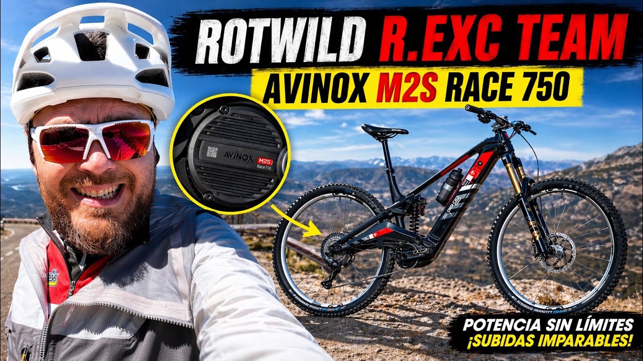 Rotwild R.EXC Race 750: Avinox, carrera y eMTB alemana