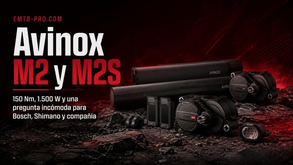 Avinox M2 y M2S: 150 Nm, 1.500 W y una pregunta incómoda para Bosch, Shimano y compañía