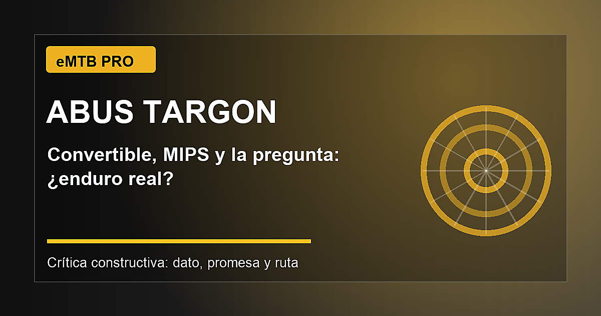 ABUS Targon MTB MIPS: casco fullface convertible, pero ojo con lo que buscas