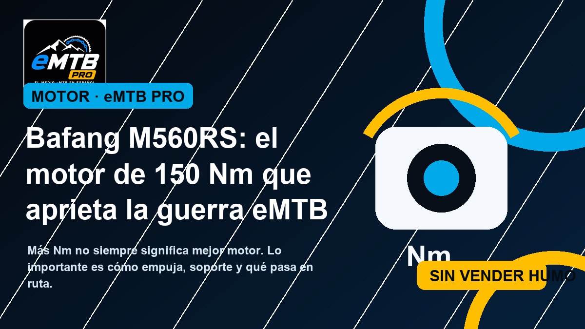 Bafang M560RS: el motor de 150 Nm que aprieta la guerra eMTB