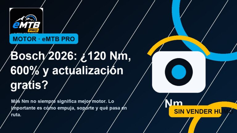 Bosch 2026: ¿120 Nm, 600% y actualización gratis?