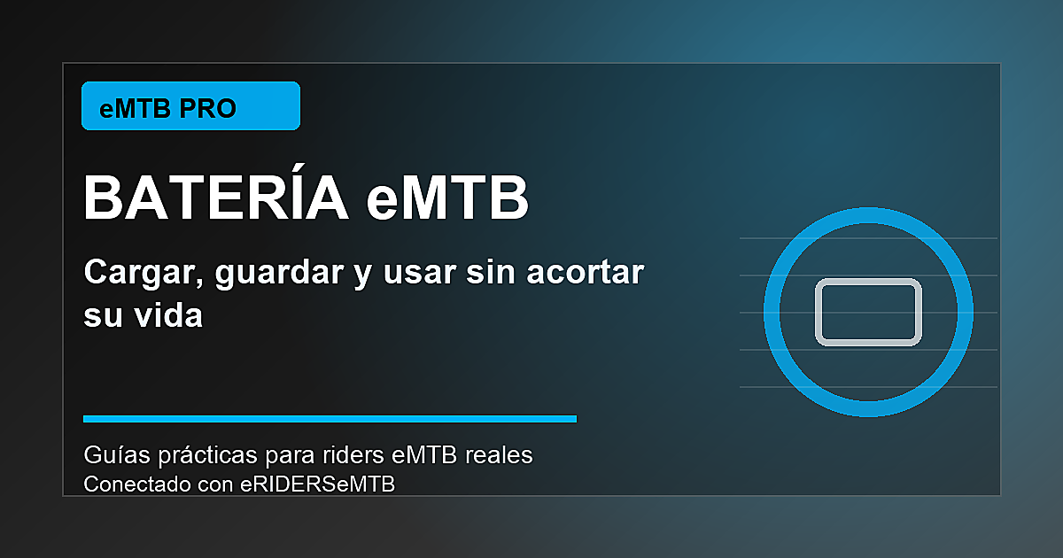 Batería eMTB: ejemplos reales antes de comprar