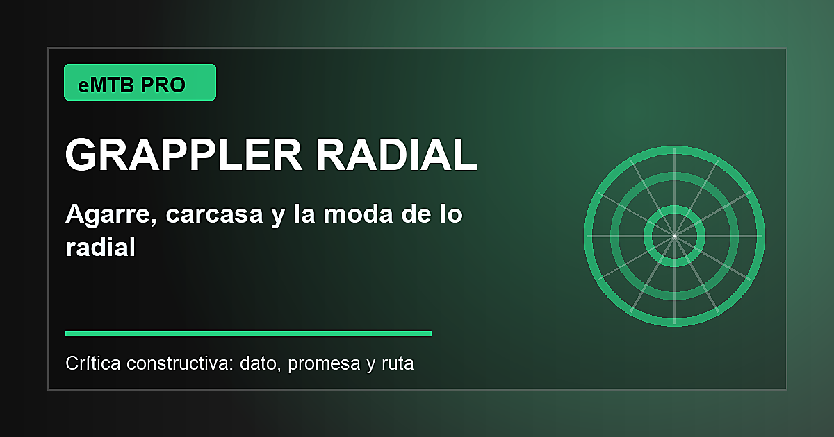 e*thirteen Grappler: cubiertas radiales para eMTB, agarre o moda