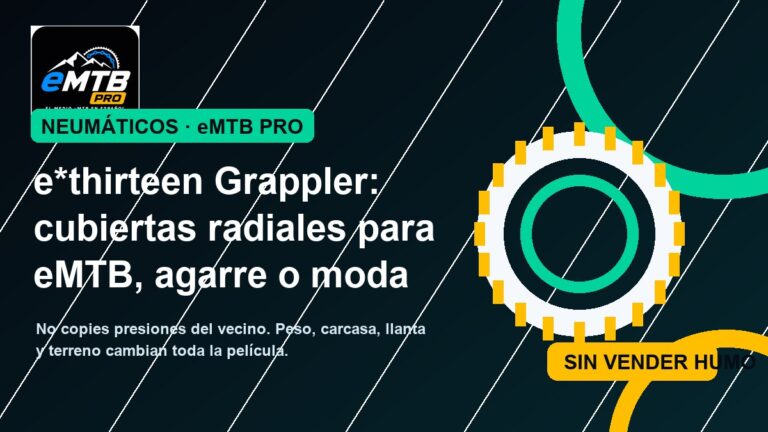 e*thirteen Grappler: cubiertas radiales para eMTB, agarre o moda