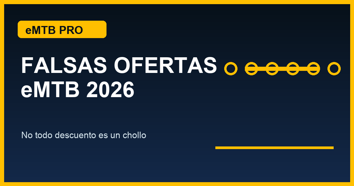 Oferta barata que exige cassette/cadena nuevos deja de ser chollo.