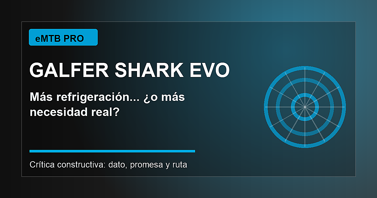 Galfer Disc Shark EVO: más aletas, más marketing y una pregunta real