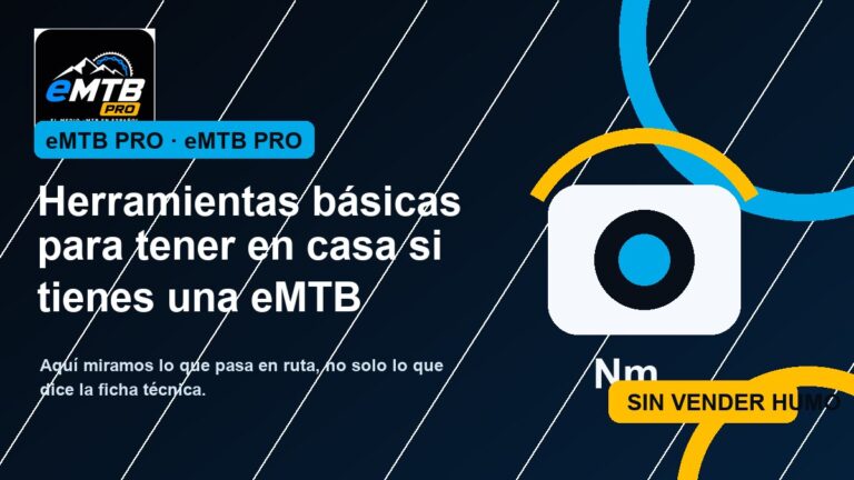 Herramientas básicas para tener en casa si tienes una eMTB