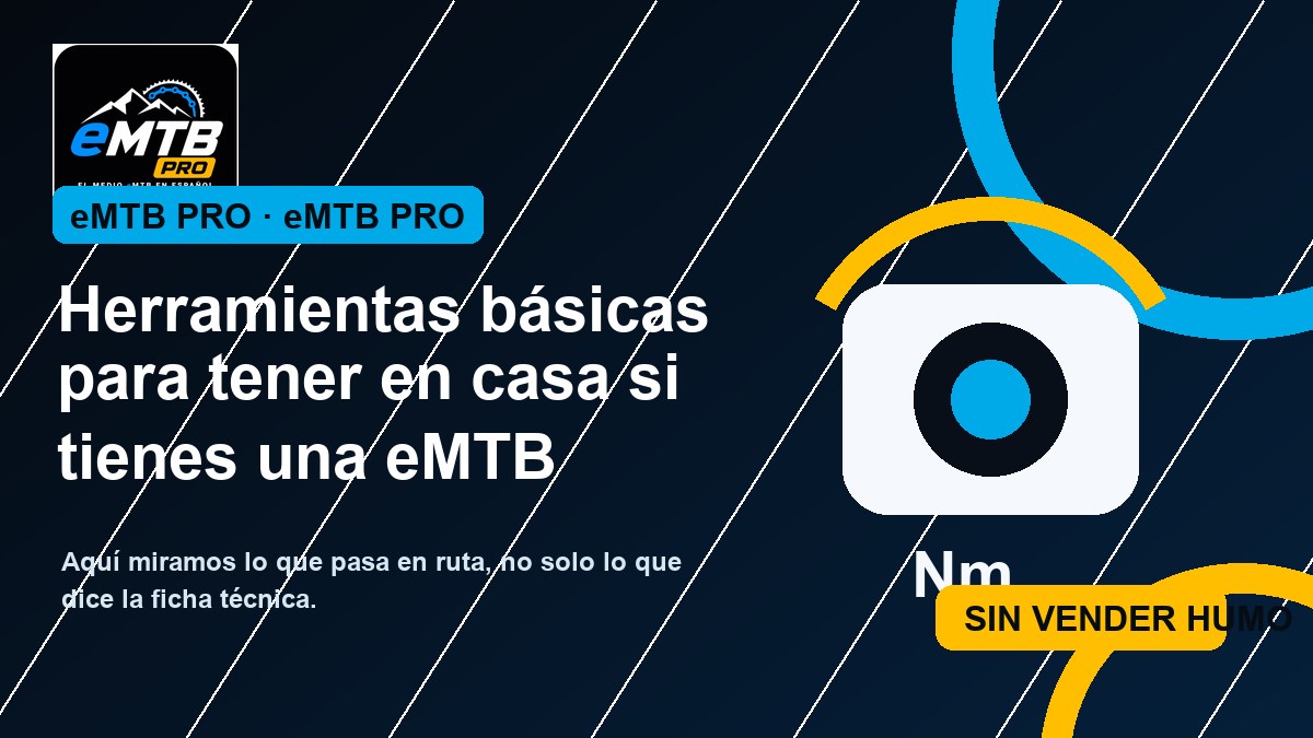 Herramientas básicas para tener en casa si tienes una eMTB