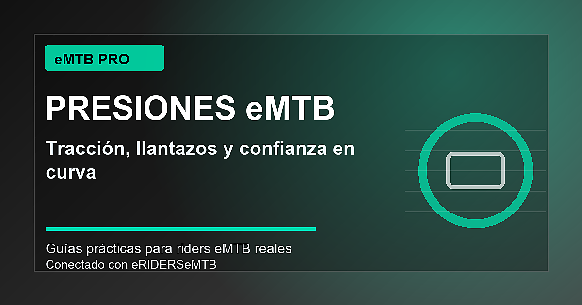 Presiones eMTB: ejemplos para no copiar números