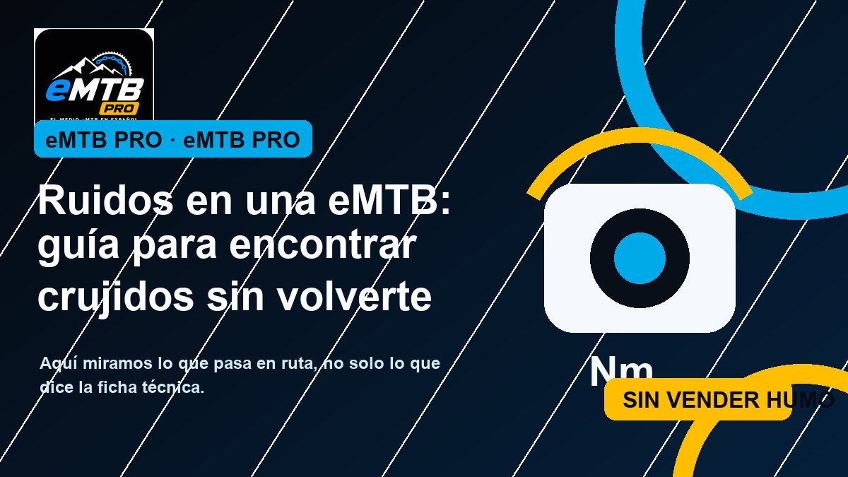 Ruidos en una eMTB: guía para encontrar crujidos sin volverte loco