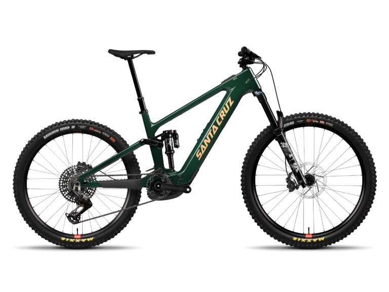 Santa Cruz Vala 90 2026 Carbon C en Midnight Green, vista lateral completa.