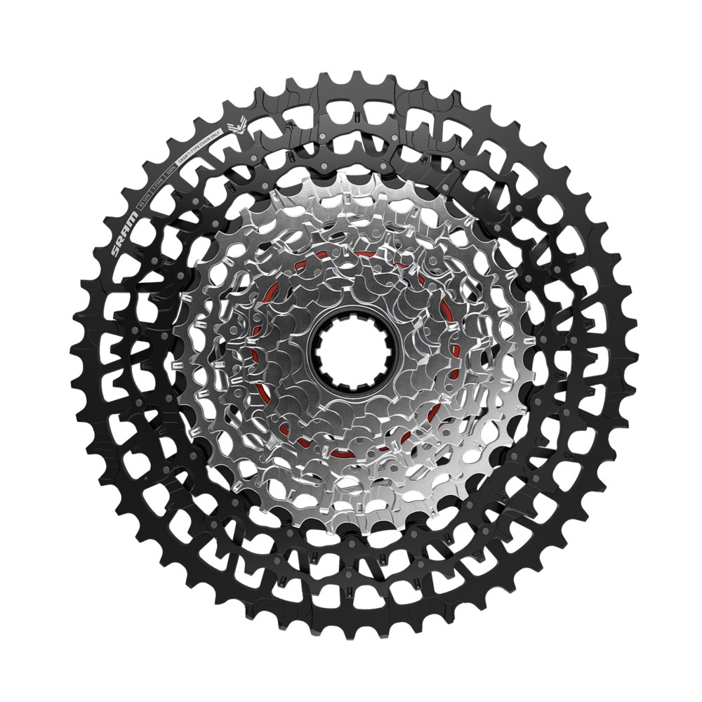 Cassette SRAM XS-1275 T-Type 10-52 en acabado negro
