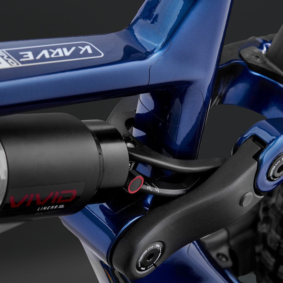 Amortiguador Vivid y bieleta de la Whyte Karve EVO RSX