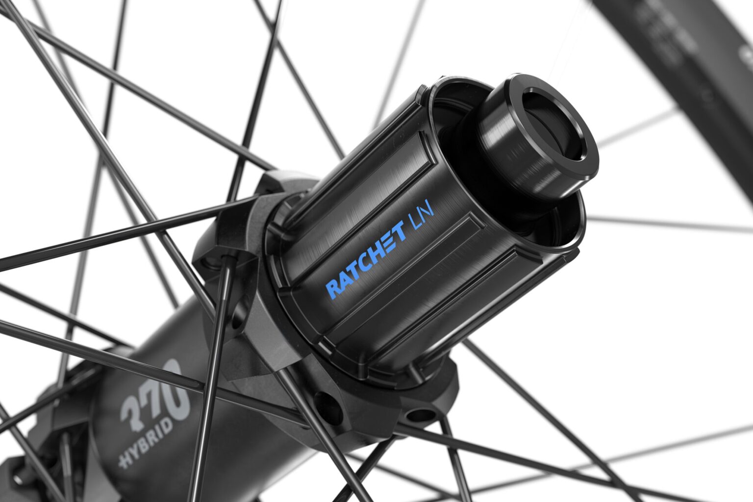 Detalle del buje 370 Hybrid y núcleo Ratchet LN de H 1900
