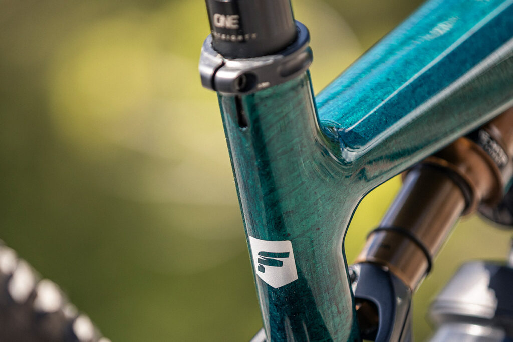 Detail of the FOCUS JAM LTD 2027 aluminium frame