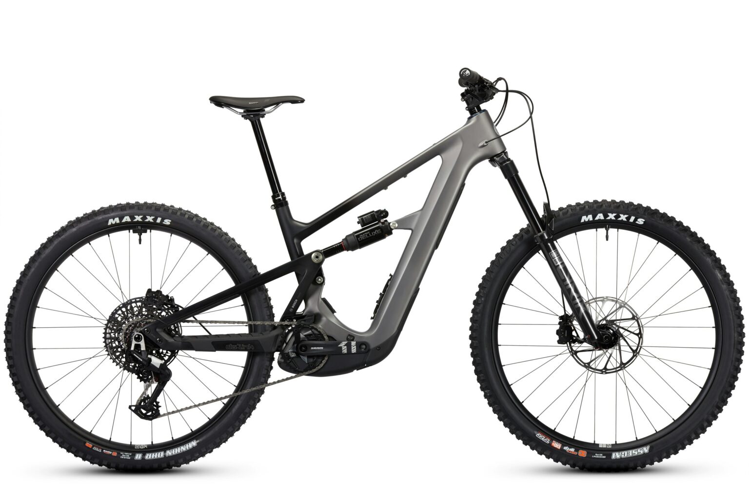Complete gray Ibis Oso TR V2 in side view