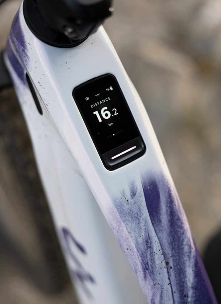 RideControl Go Lux display on the Liv Intrigue's top tube