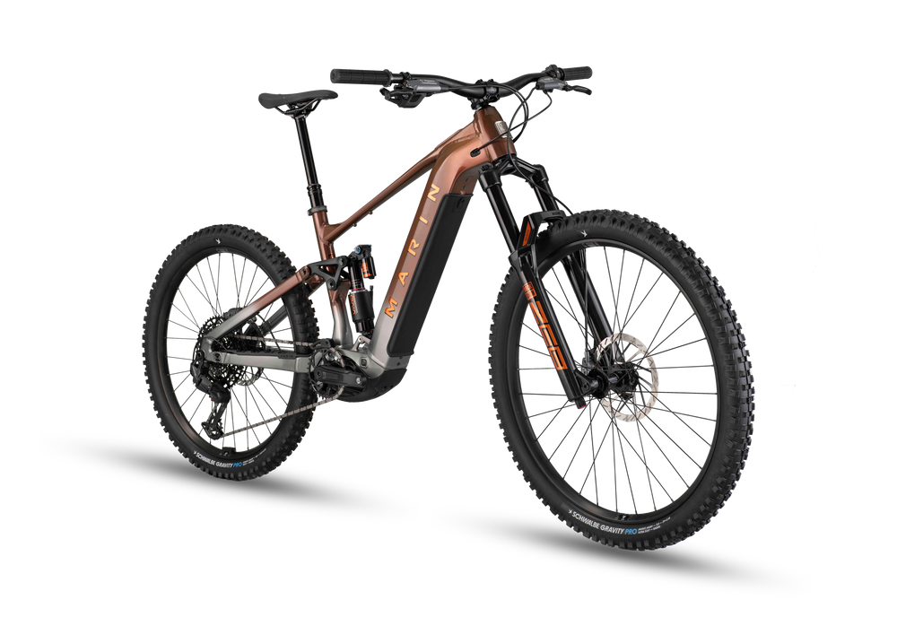 Marin Alpine Trail E2, vista delantera en tres cuartos