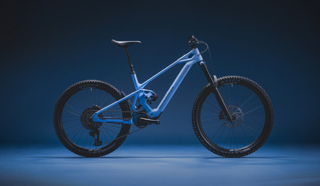 Complete blue Mondraker Zendit R with FOX fork and DT Swiss wheels