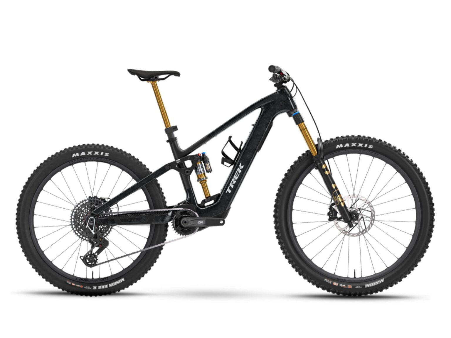 Trek Fuel+ MX negra con ruedas mixtas