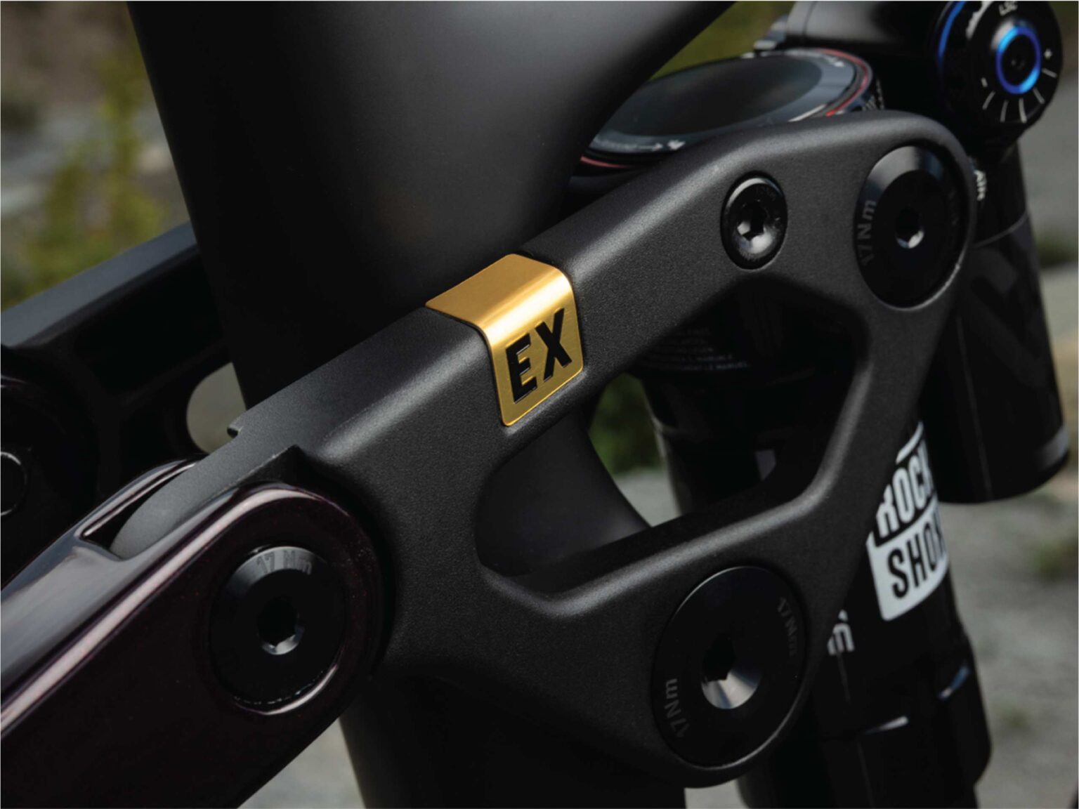 Bieleta EX identificada en el cuadro de una Trek Fuel+